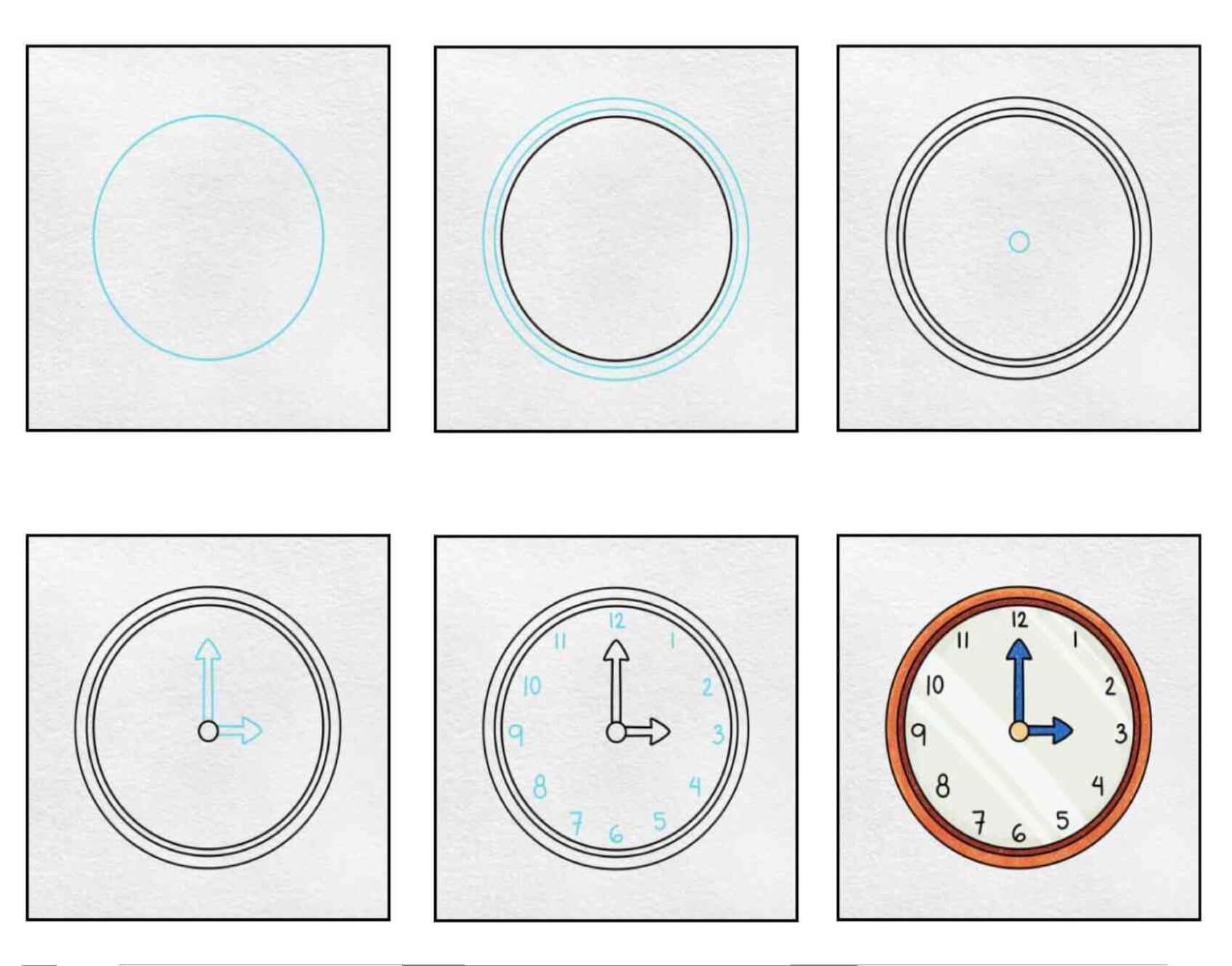 Idées d'horloge (17) dessin