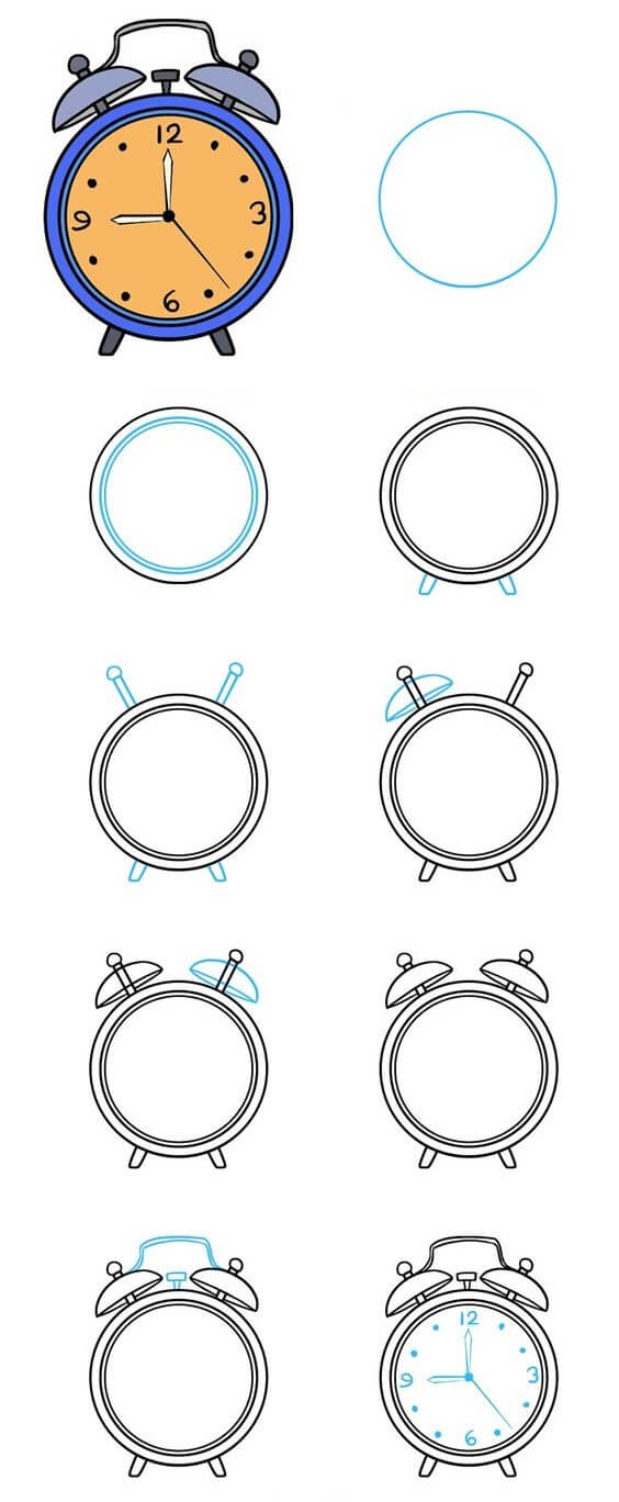 Idées d'horloge (4) dessin