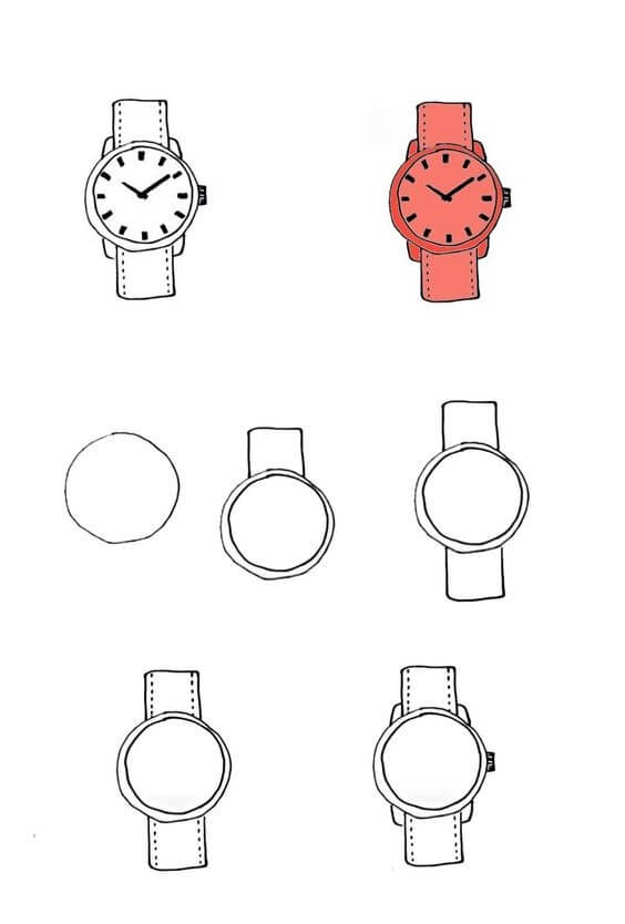 Montres-bracelets (2) dessin