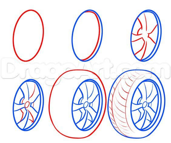 roue (3) dessin