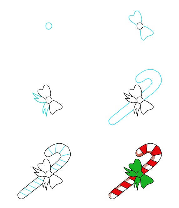 Bonbons de Noël (4) dessin