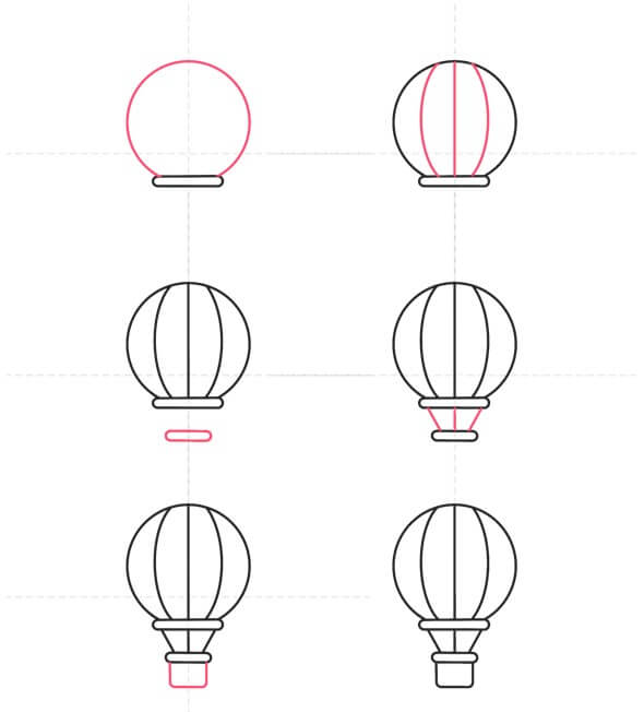 Hot air balloon idea (25) dessin