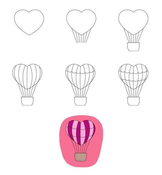 Hot air balloon idea (5) dessin