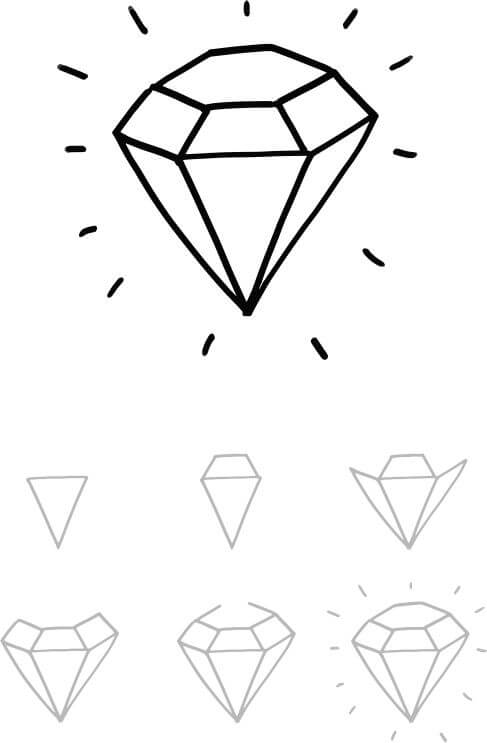 idée de diamant (15) dessin