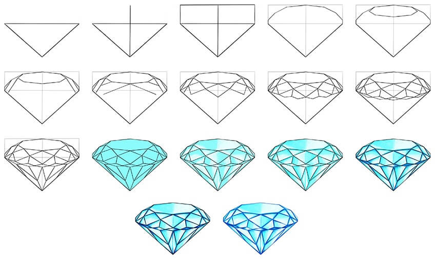 idée de diamant (17) dessin
