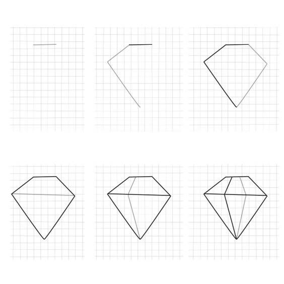 idée de diamant (19) dessin