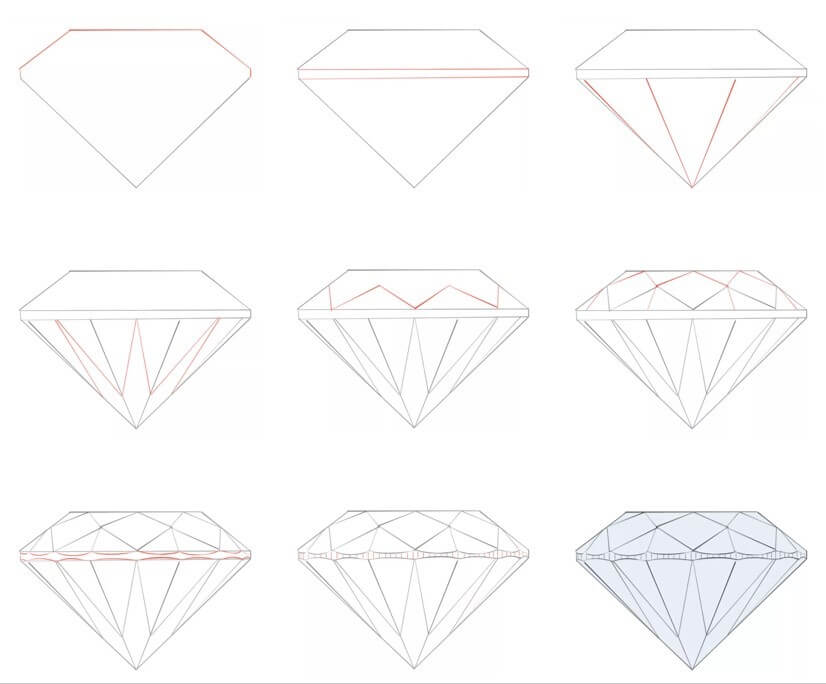 idée de diamant (20) dessin