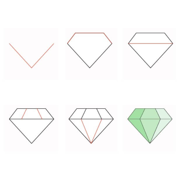 idée de diamant (22) dessin