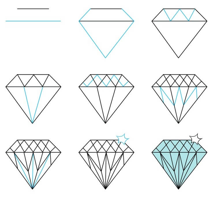 Diamant dessin
