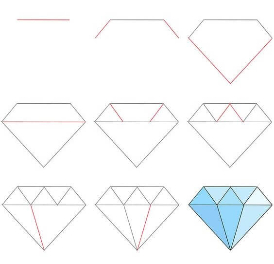 idée de diamant (3) dessin