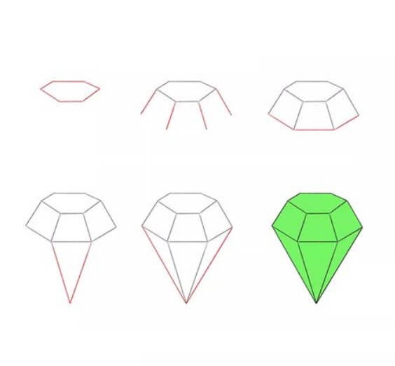 idée de diamant (4) dessin