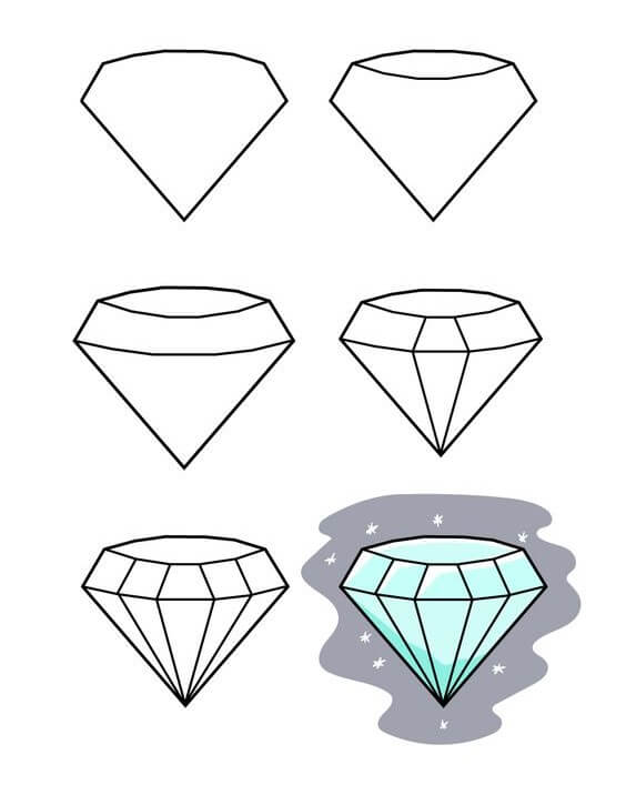 idée de diamant (5) dessin