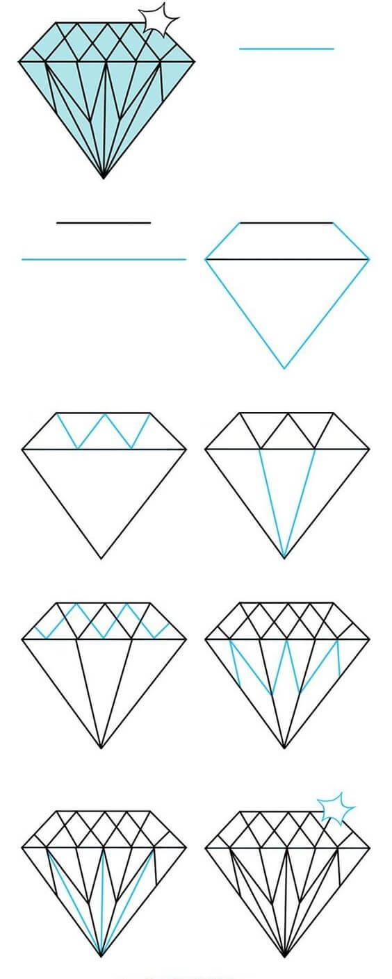 idée de diamant (9) dessin