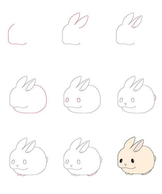 idée de lapin (10) dessin