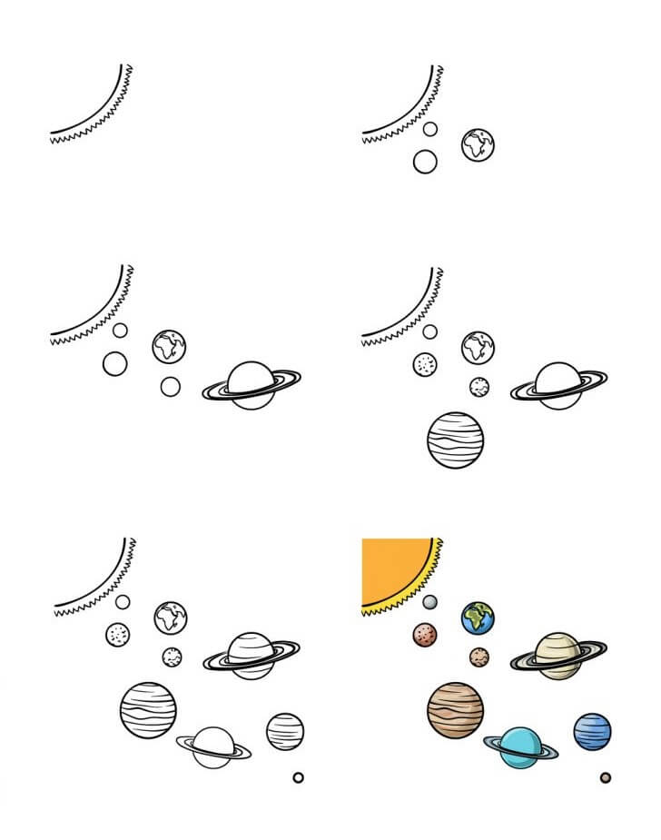 idée de planète (20) dessin