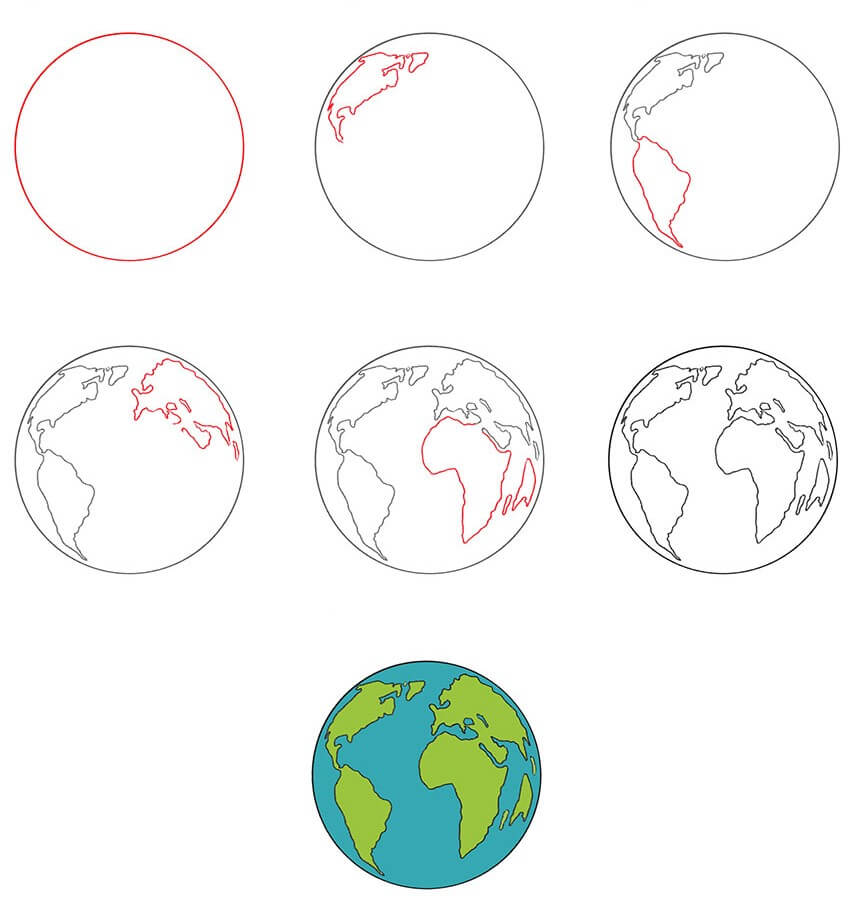 idée de planète (6) dessin