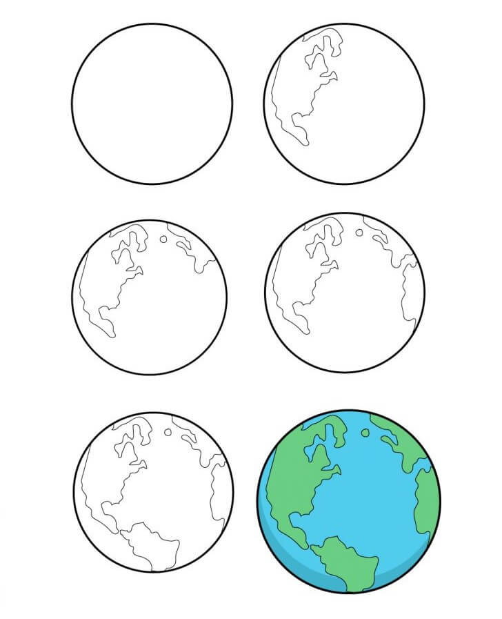 idée de planète (7) dessin