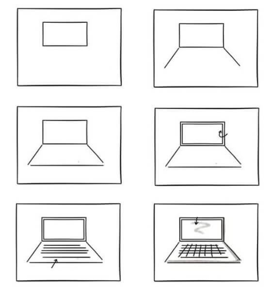 idées d'ordinateurs portables (6) dessin