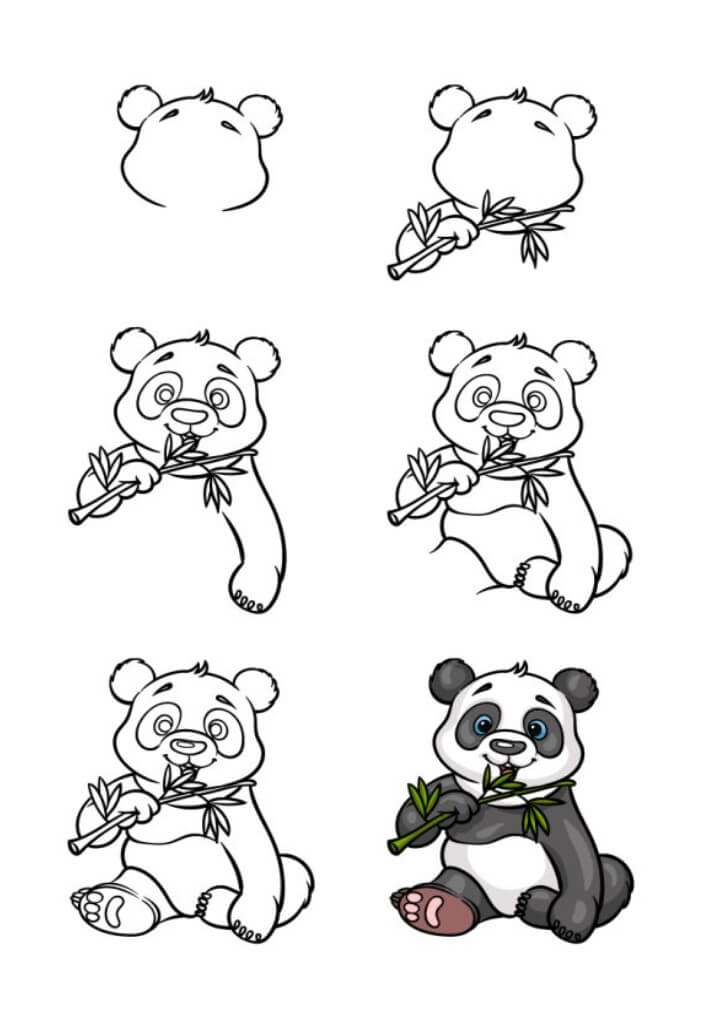 Panda bear idea (22) dessin