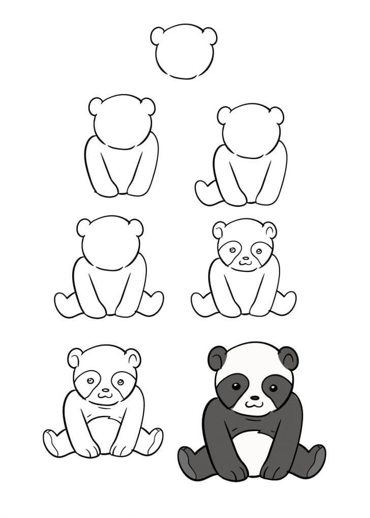 Panda bear idea (24) dessin