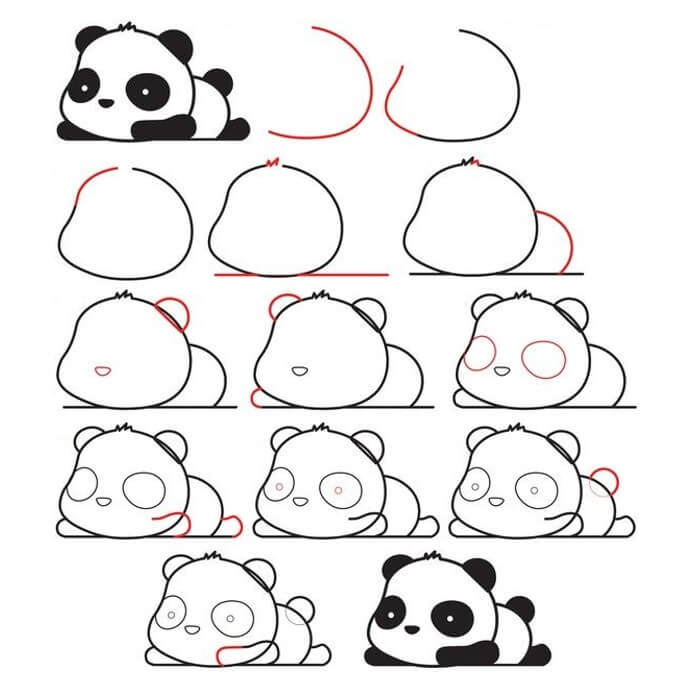 Panda bear idea (26) dessin