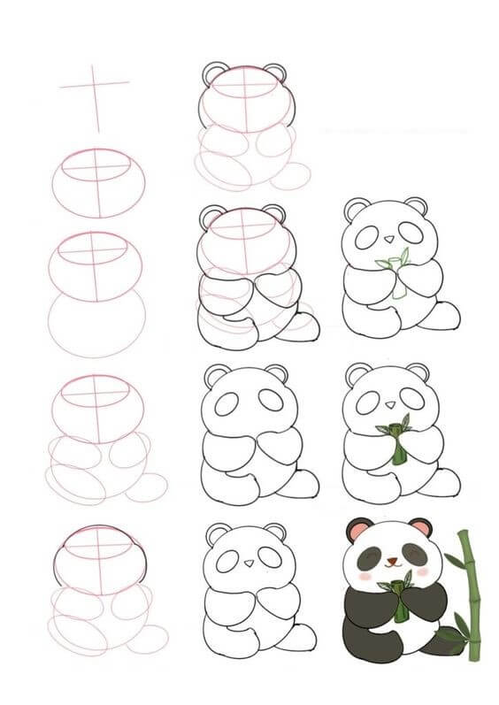 Panda bear idea (3) dessin