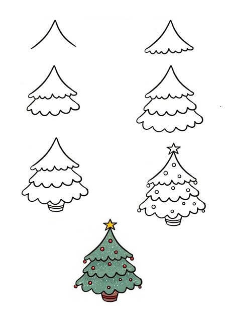 Sapin de Noël (1) dessin