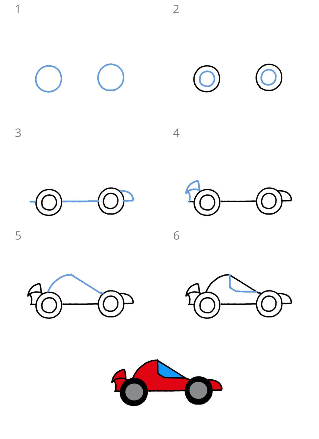 Concept de voiture de course F1 (11) dessin