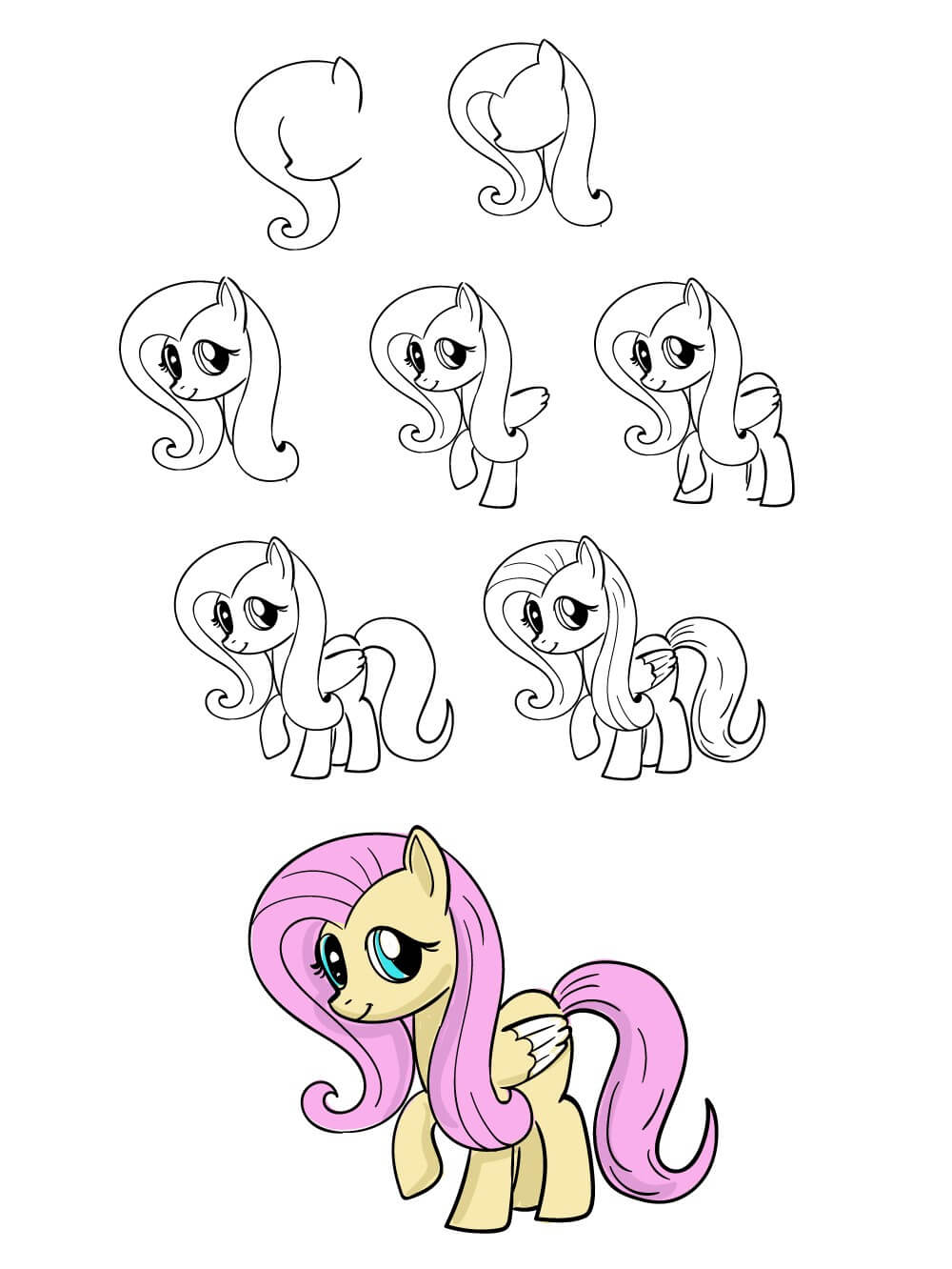 Fluttershy (1) dessin