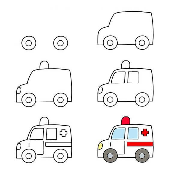 Idée d'ambulance (2) dessin