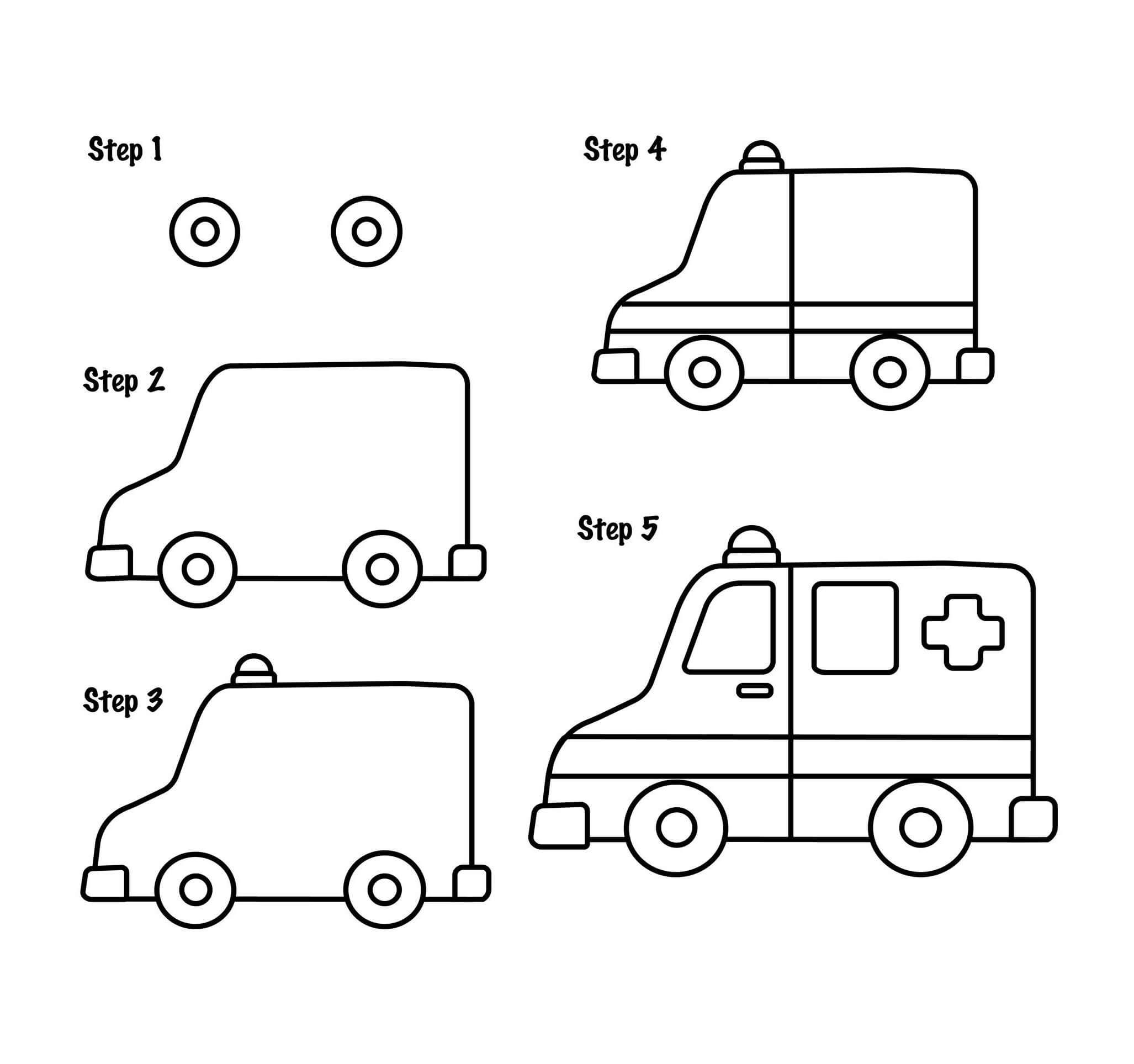 Idée d’ambulance (4) dessin