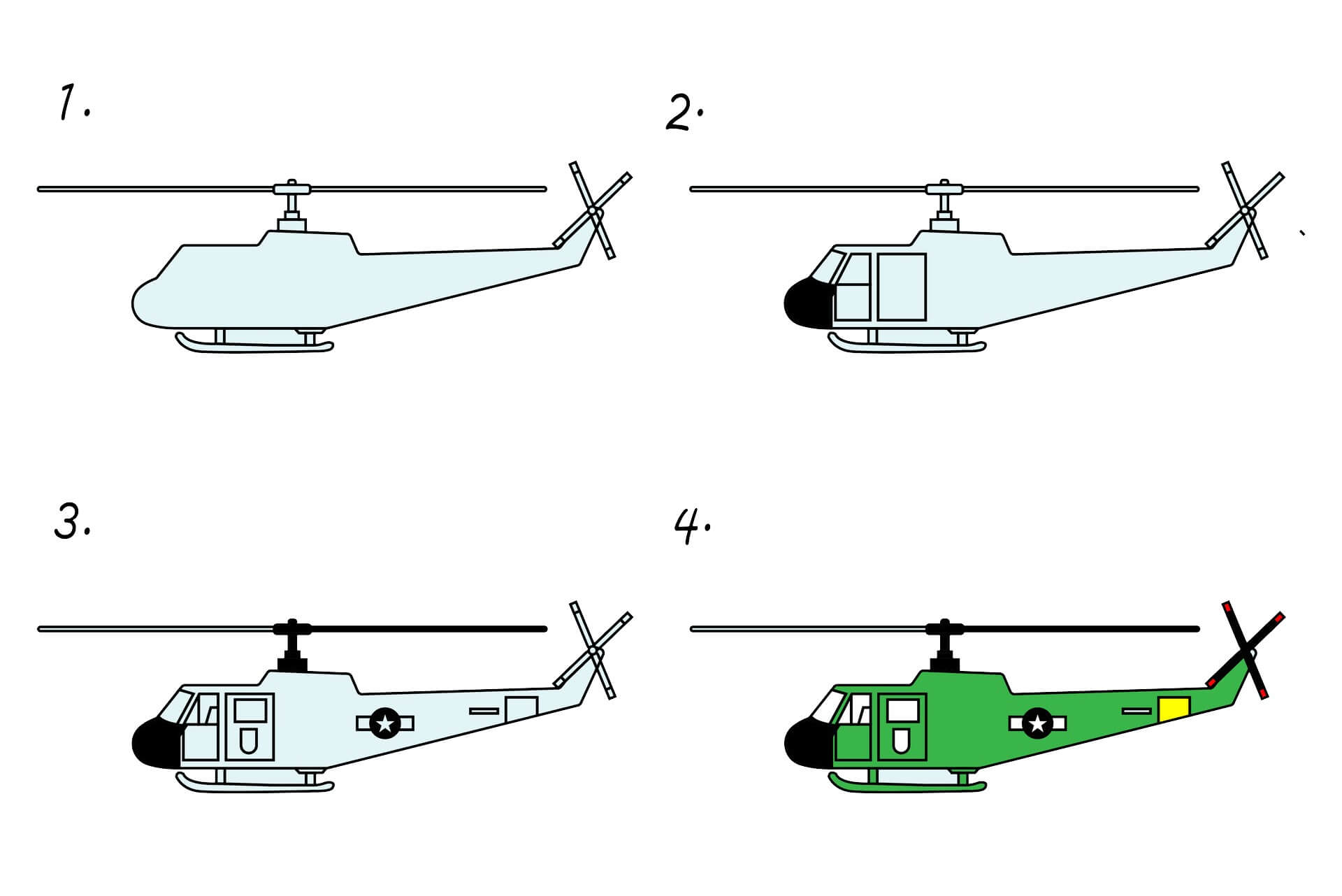 Idée d’hélicoptère (8) dessin