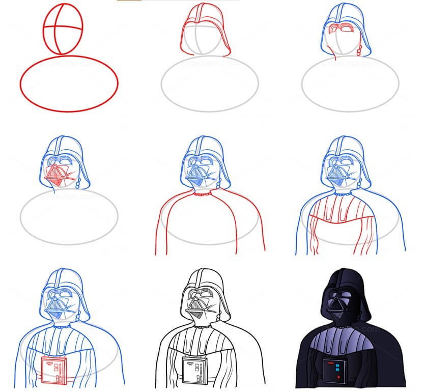 Darth vader dessin