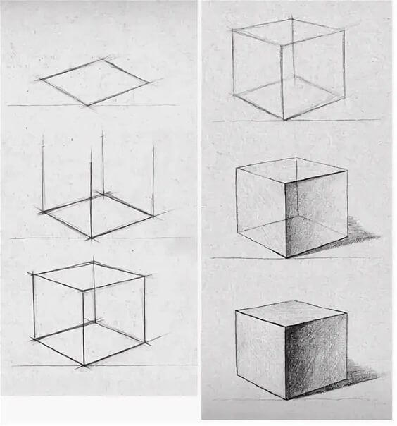 Idées de cubes (10) dessin