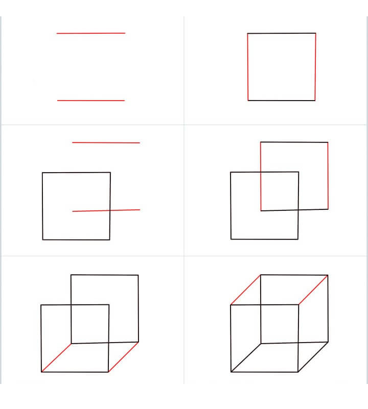 Idées de cubes (11) dessin