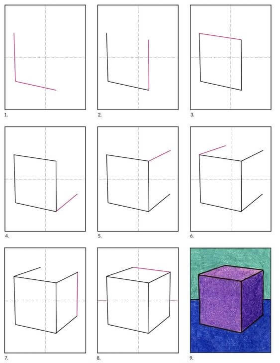 Idées de cubes (4) dessin