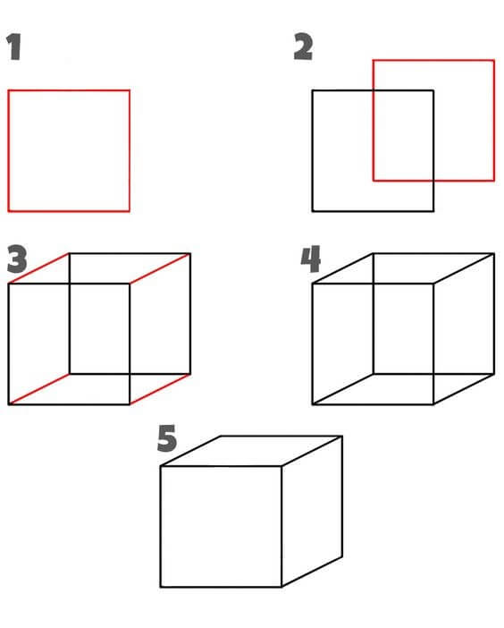 Idées de cubes (5) dessin