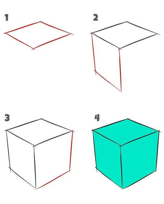 Idées de cubes (6) dessin