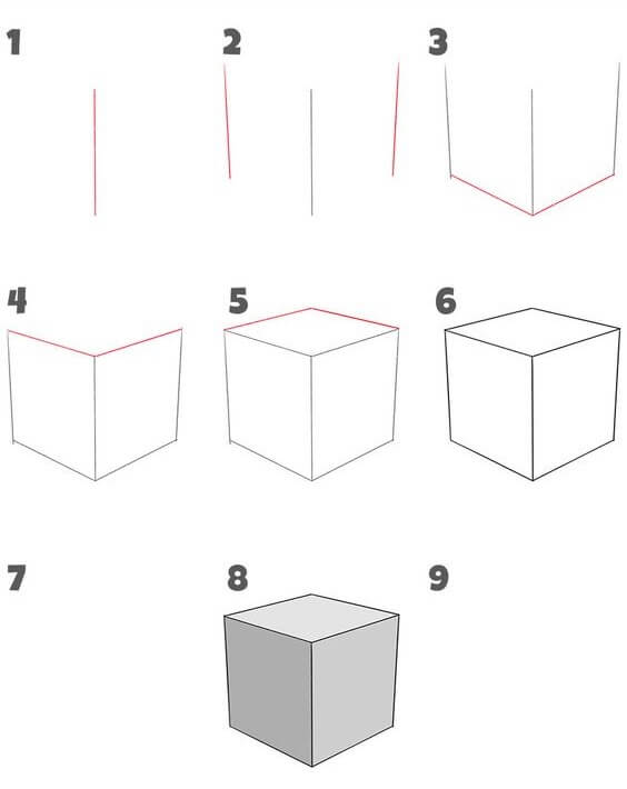 Idées de cubes (7) dessin