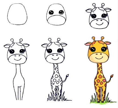 idées de girafe (2) dessin