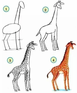 idées de girafe (5) dessin