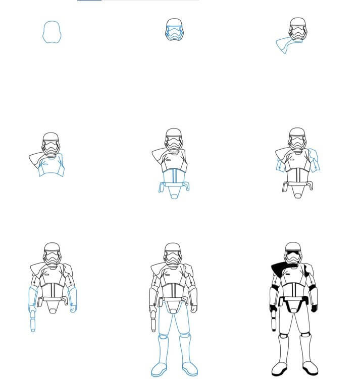 Idées de stormtroopers (10) dessin