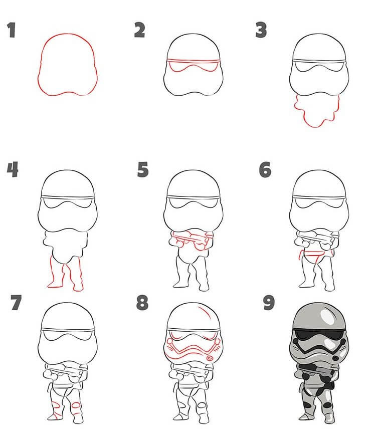 Idées de stormtroopers (2) dessin