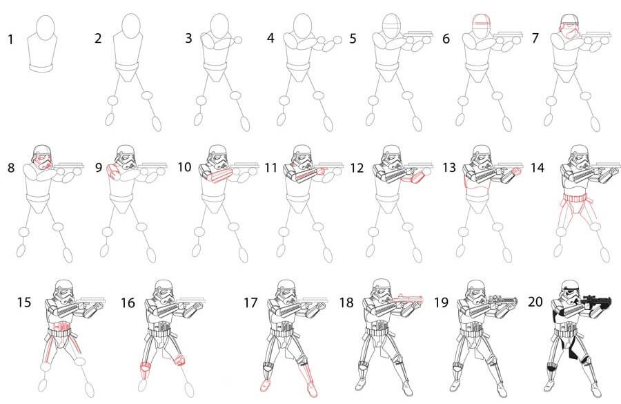 Idées de stormtroopers (4) dessin