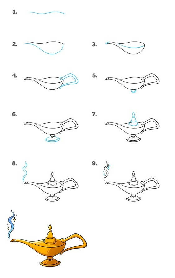 Lampe magique (2) dessin