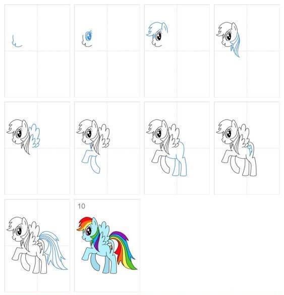 Rainbow Dash (1) dessin