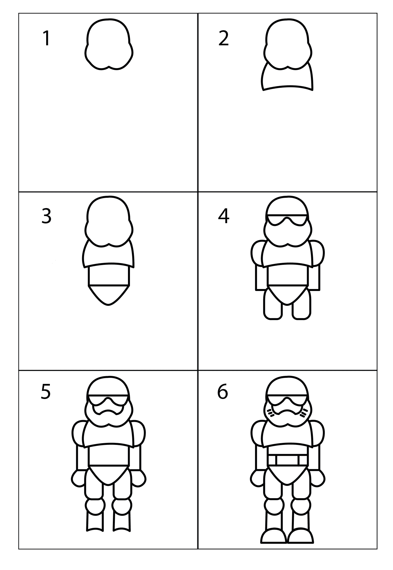 Stormtrooper simple (1) dessin