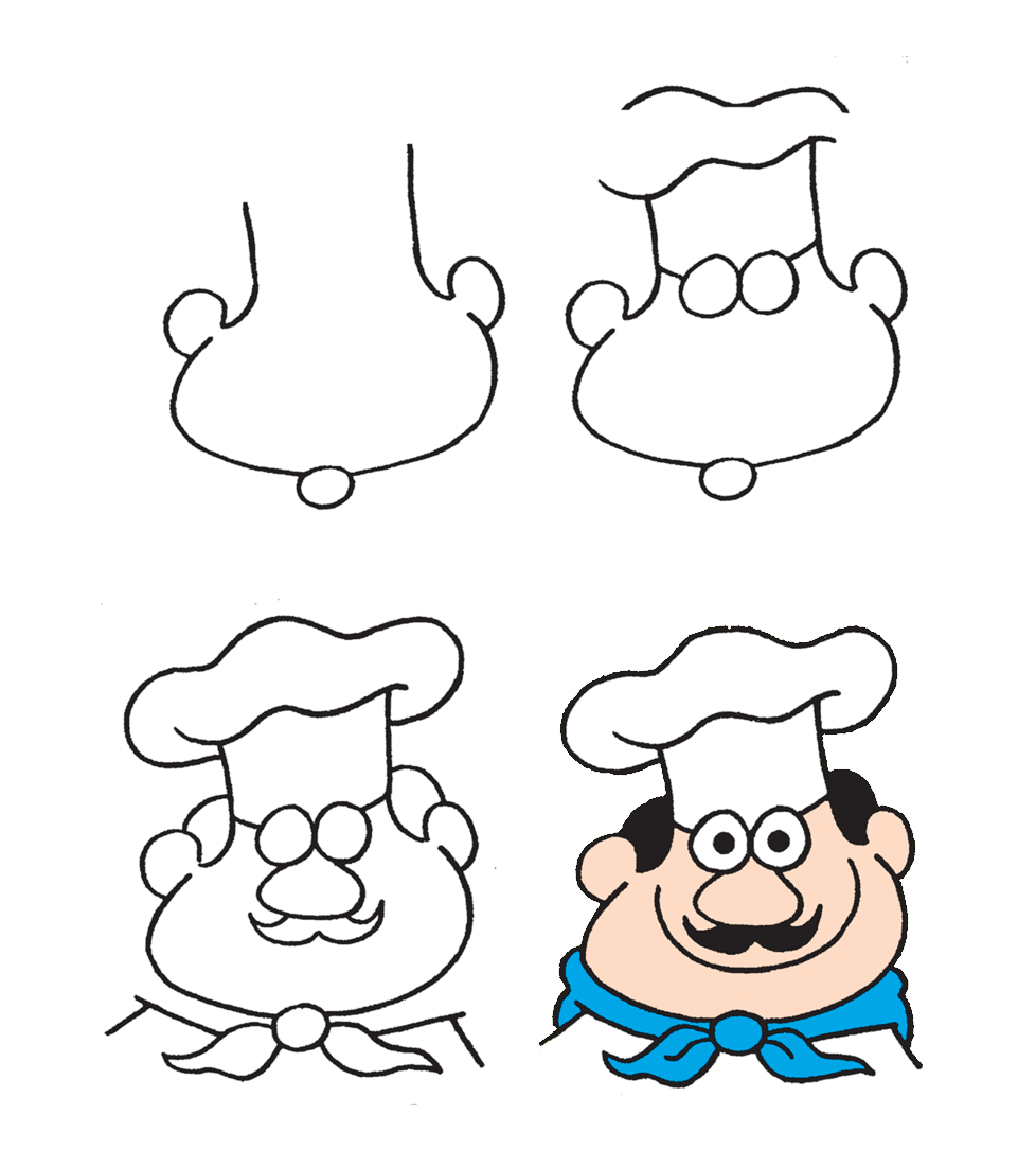 Chef simple (2) dessin