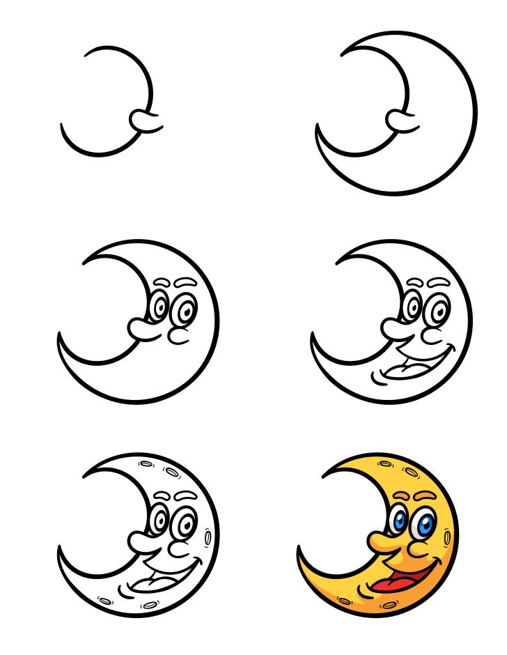 Croissant de lune (18) dessin