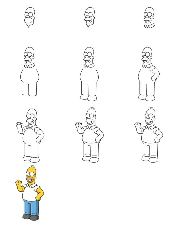 Homer Simpson (5) dessin